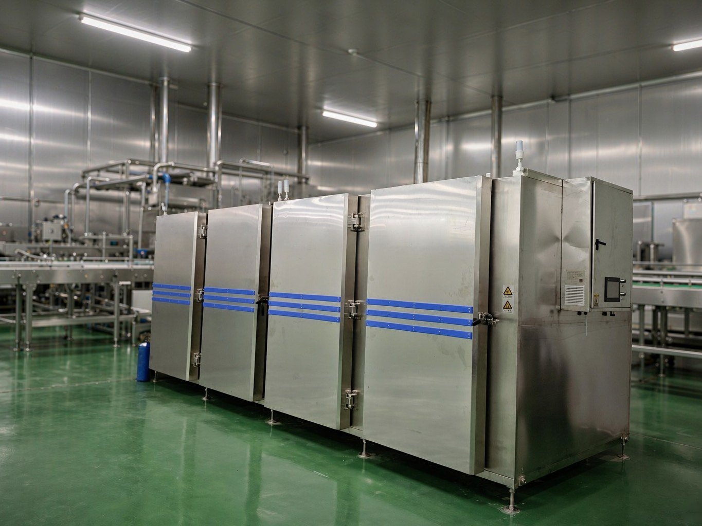 Kabinet pembekuan pantas nitrogen cecair di lokasi
