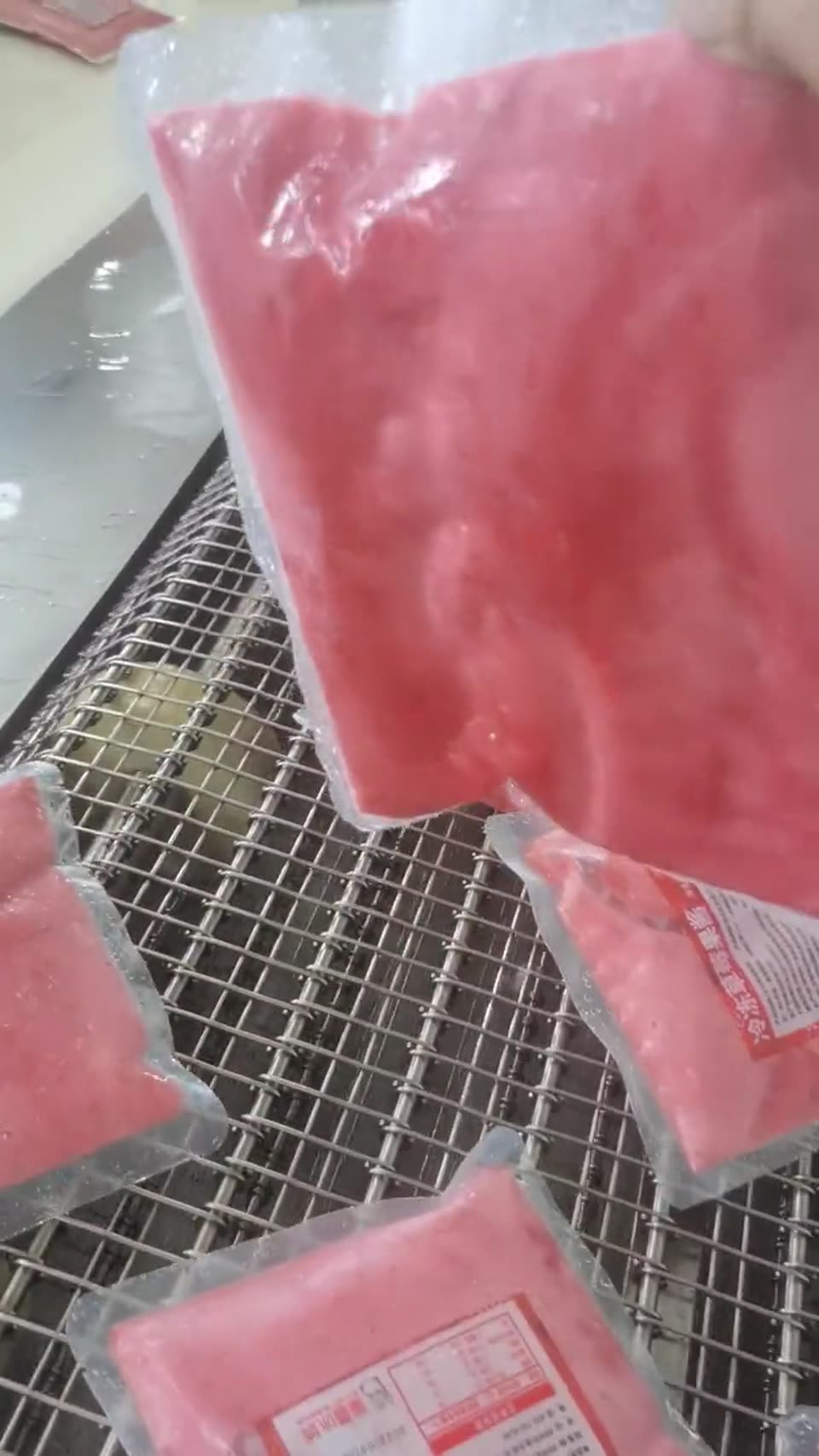 冻品出料特写