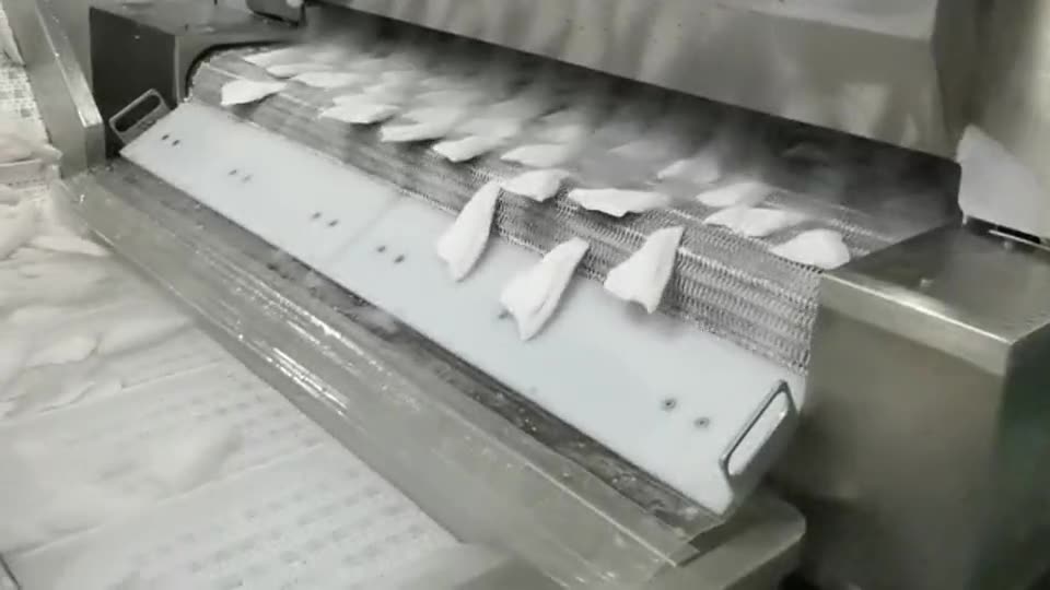 冻品与液氮雾气